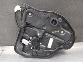 Rear door window regulator with motor