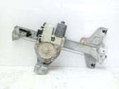 Rear window lifting mechanism without motor