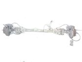 Rear axle beam with reductor