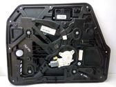 Rear door window regulator with motor