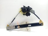 Rear door window regulator with motor