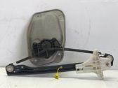 Rear window lifting mechanism without motor