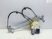 Rear door window regulator with motor