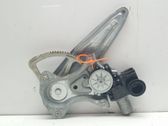 Rear window lifting mechanism without motor