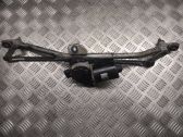 Front wiper linkage and motor