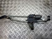 Front wiper linkage and motor