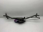 Front wiper linkage and motor