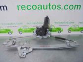 Rear door window regulator with motor