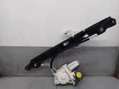 Rear door window regulator with motor