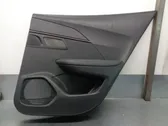 Rear door card panel trim