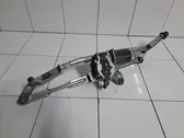 Front wiper linkage and motor