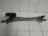 Front wiper linkage and motor