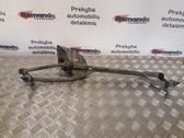Front wiper linkage and motor