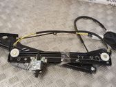 Front window lifting mechanism without motor
