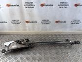 Front wiper linkage and motor