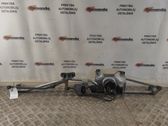 Front wiper linkage and motor
