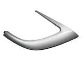 Rear fender molding trim