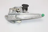 Rear door window regulator with motor