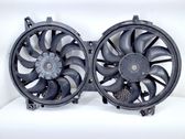 Radiator cooling fan shroud