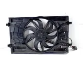 Radiator cooling fan shroud