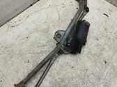 Front wiper linkage and motor