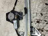 Rear door window regulator with motor