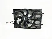 Radiator cooling fan shroud