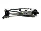 Front wiper linkage and motor