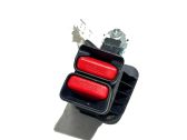 Rear seatbelt buckle