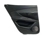 Rear door card panel trim