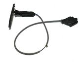 Rear door soft close latching motor