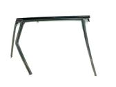 Rear door glass trim molding