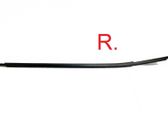 Front door glass trim molding