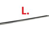 Front door glass trim molding