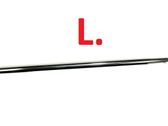 Front door glass trim molding