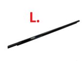 Rear door glass trim molding