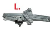 Rear door window regulator with motor