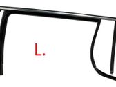 Rear door glass trim molding