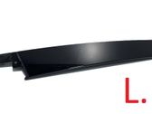 Front door glass trim molding