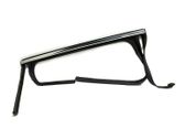 Rear door glass trim molding