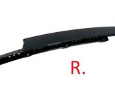 Front door glass trim molding