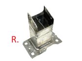 Front bumper shock/impact absorber