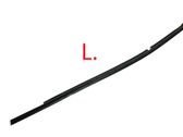 Rear door glass trim molding