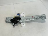 Rear door window regulator with motor