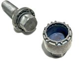 Anti-theft wheel nuts and lock