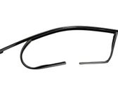 Front door glass trim molding