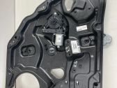 Rear door window regulator with motor