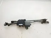 Front wiper linkage and motor