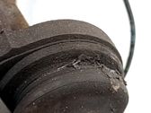 Front wheel hub spindle knuckle