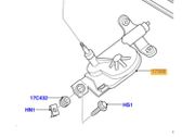 Rear window wiper motor